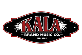 Kala Brand Music Co. logo: a black, oval-shaped emblem with red trim. Text:
