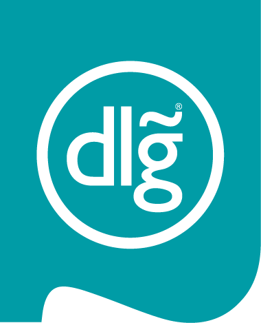 Logo dlg en blanco