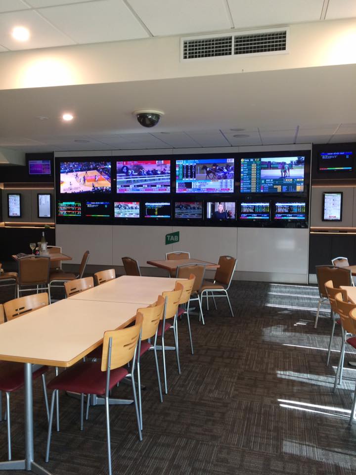 Sports Bar With Roof Mounted Security Camera — AV Services in New Lambton, NSW