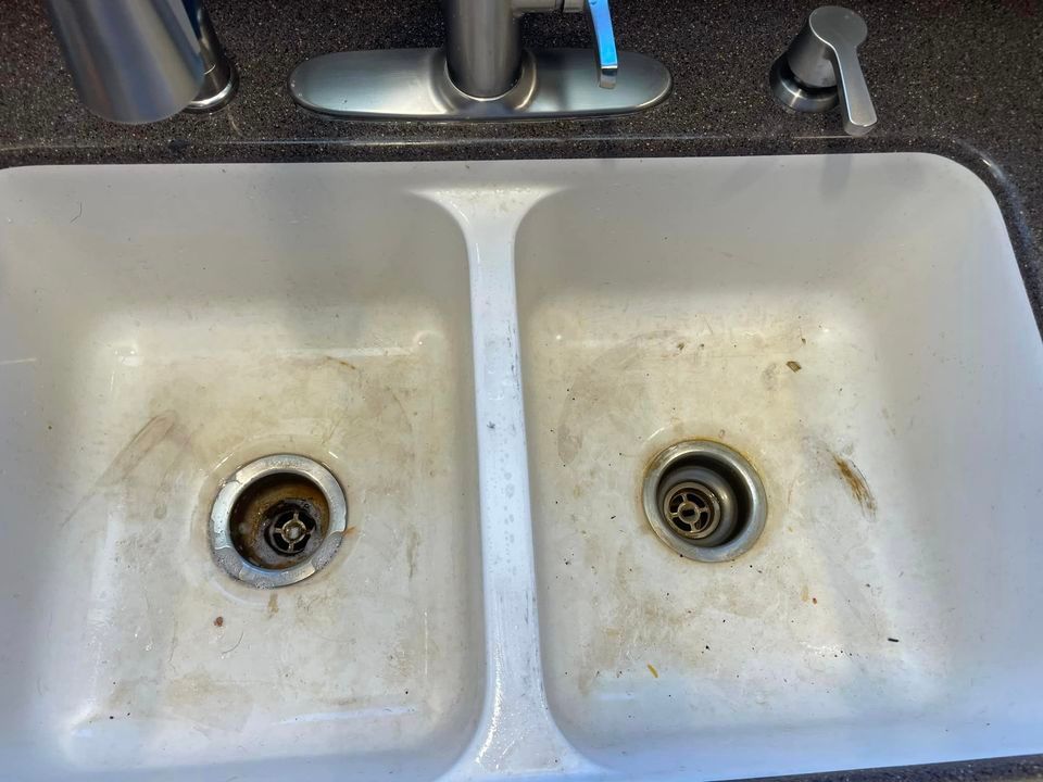 Before Cleaning The Sink — Owensboro, KY — Nella's Cleaning Company