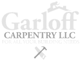 A logo for garloff carpentery llc for all your building needs