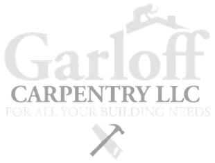 A logo for garloff carpentery llc for all your building needs
