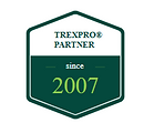 A trexpro partner since 2007 logo on a white background.
