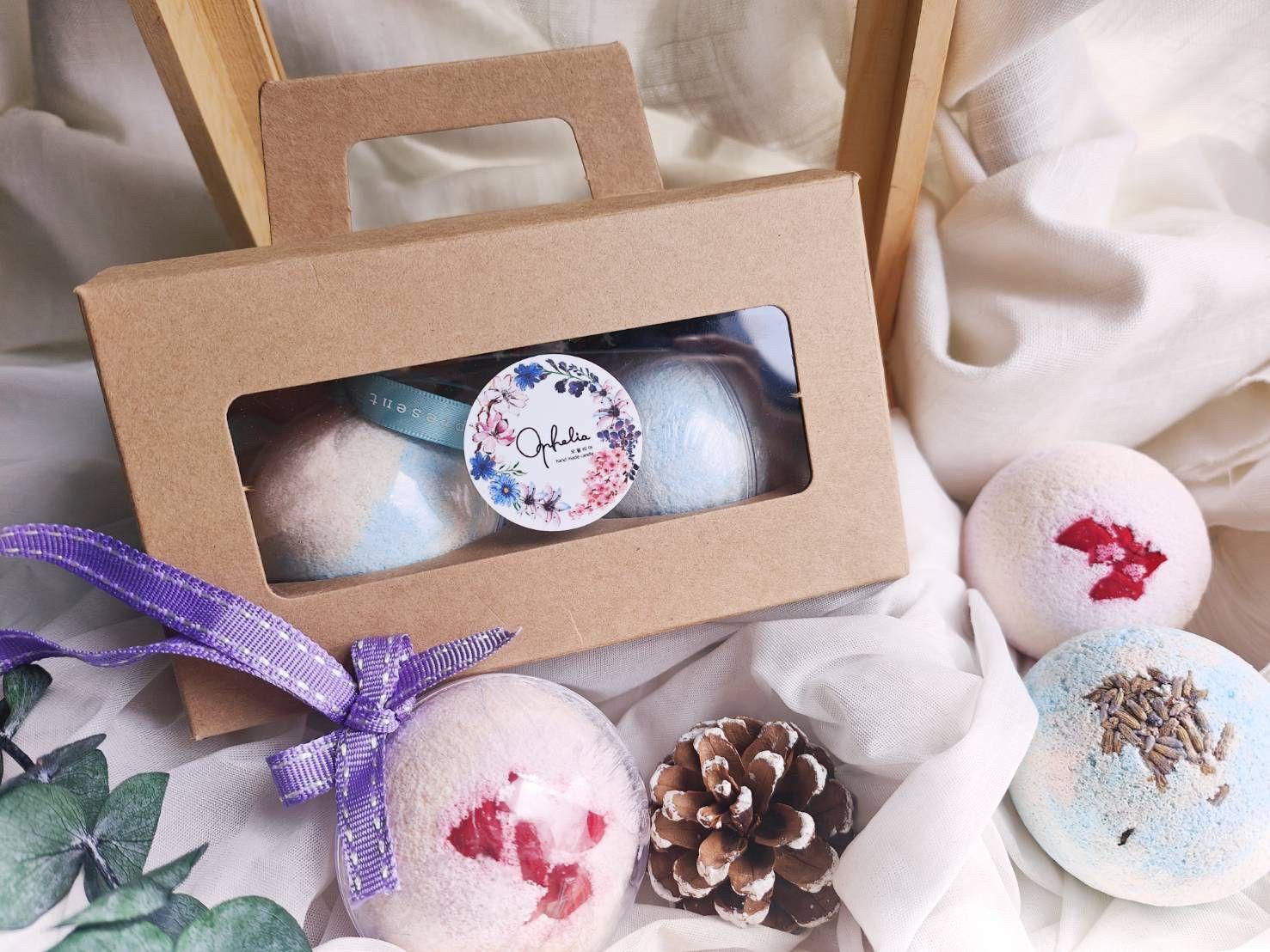 天然精油泡澡球