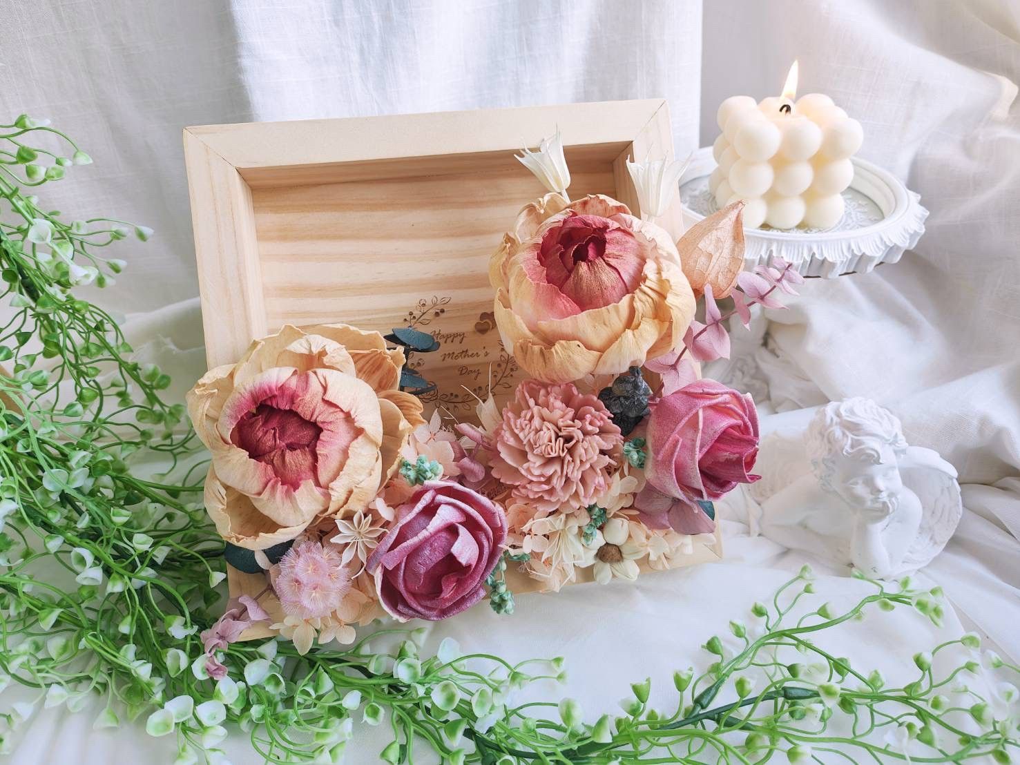 《香氛花禮木盒》