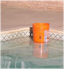 pool leak bucket test image
