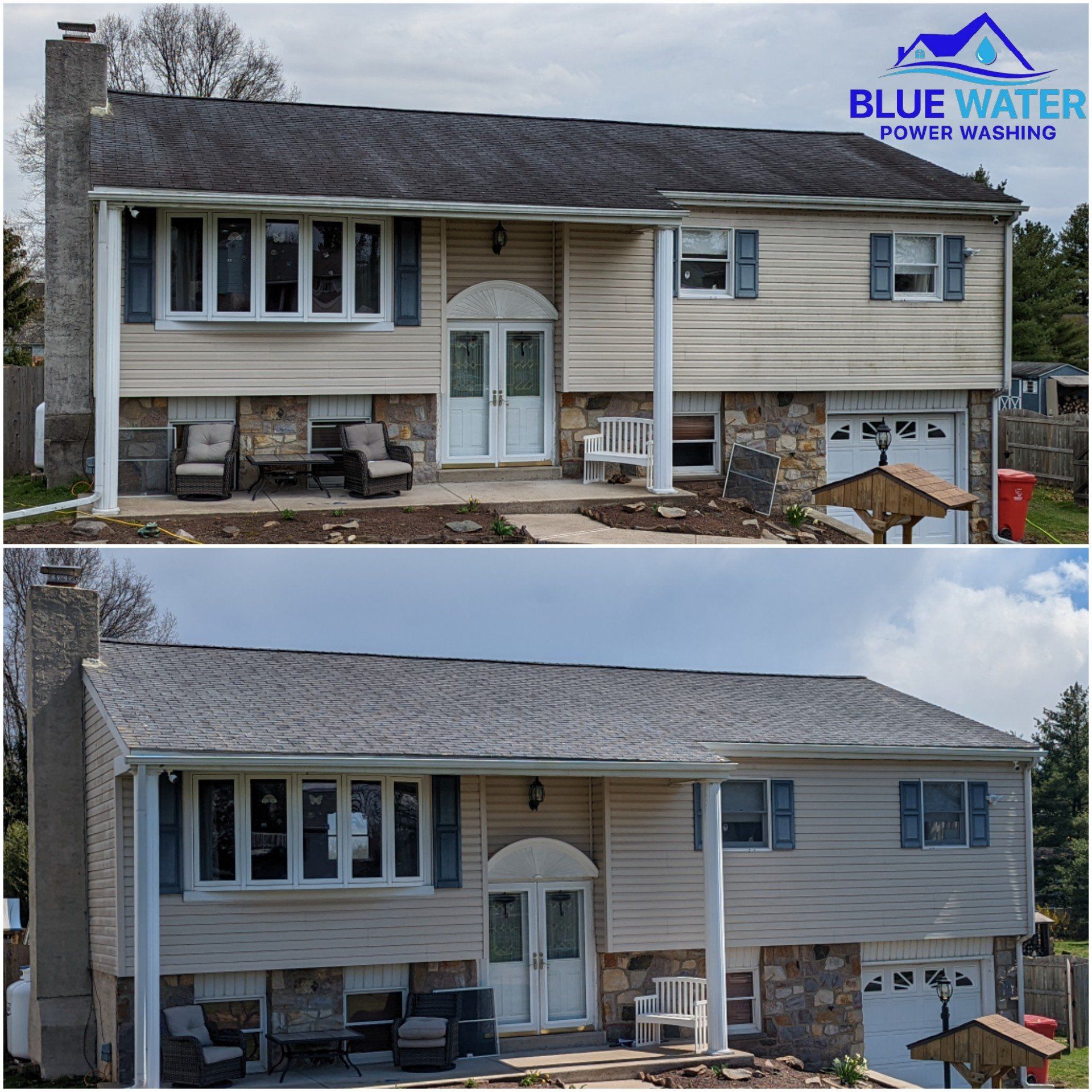 Soft Wash Roof Cleaning — Norriton, PA — Blue Water Power Washing