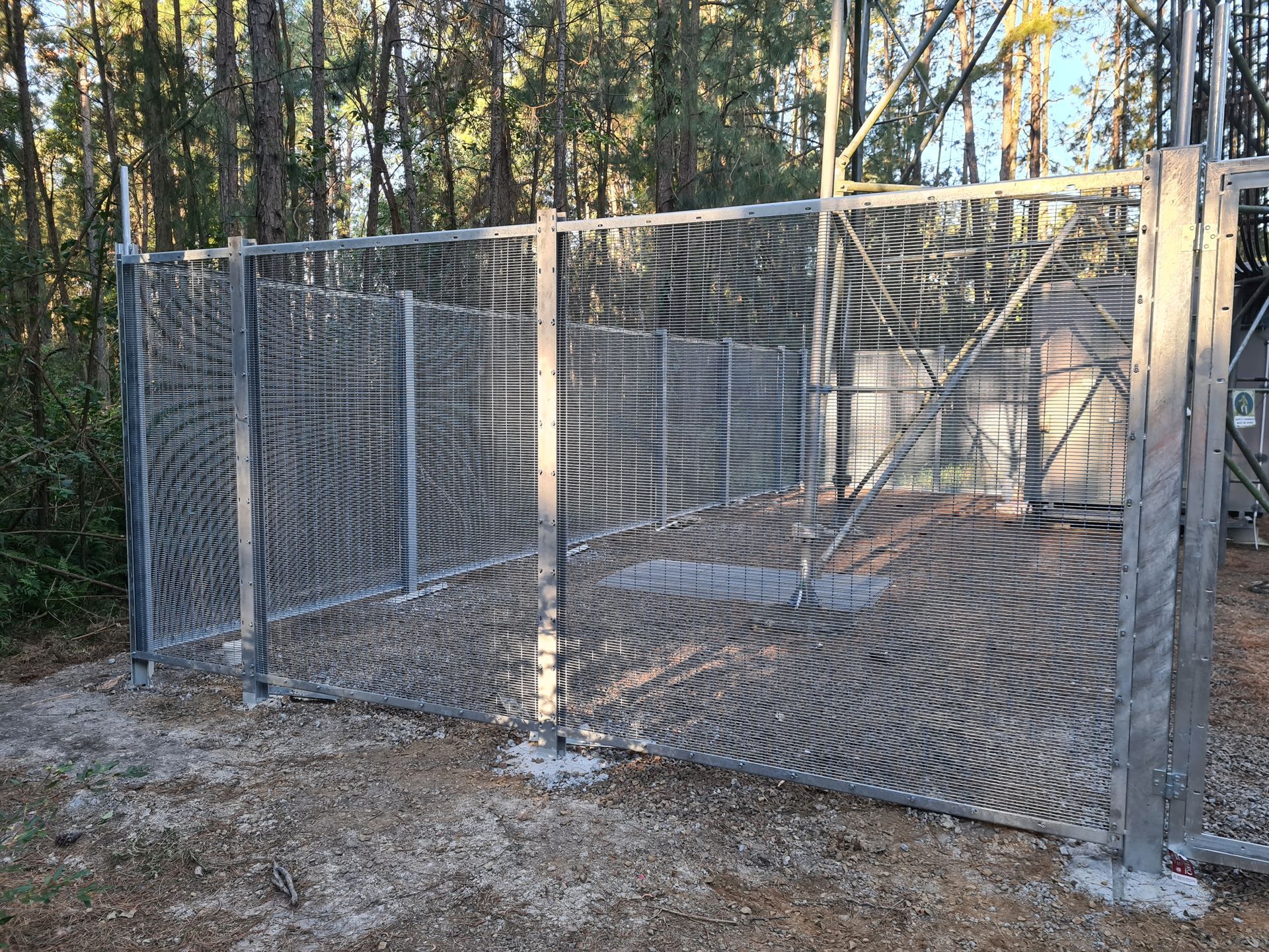 A Fenced Perimeter Around a Communication Tower — PROFENCE AND RETAINING in Beecher, QLD
