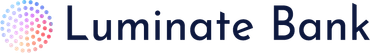 Luminate Home Loans blue logo with color radial