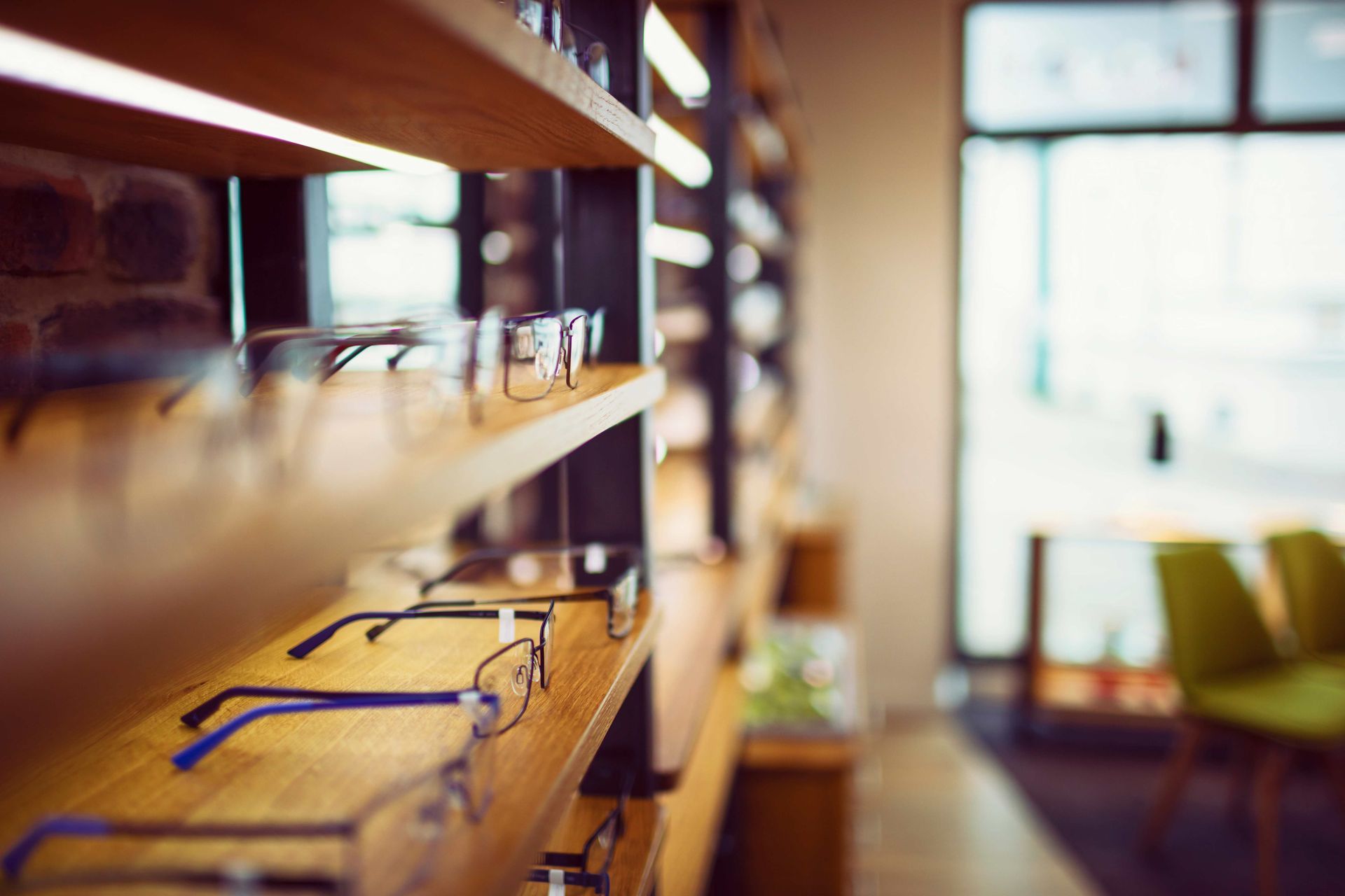 Glasses in an Optician's Shop — West Plains, MO — Vision Xpress