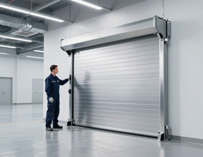 Prueba y mantenimiento de cortina metálica