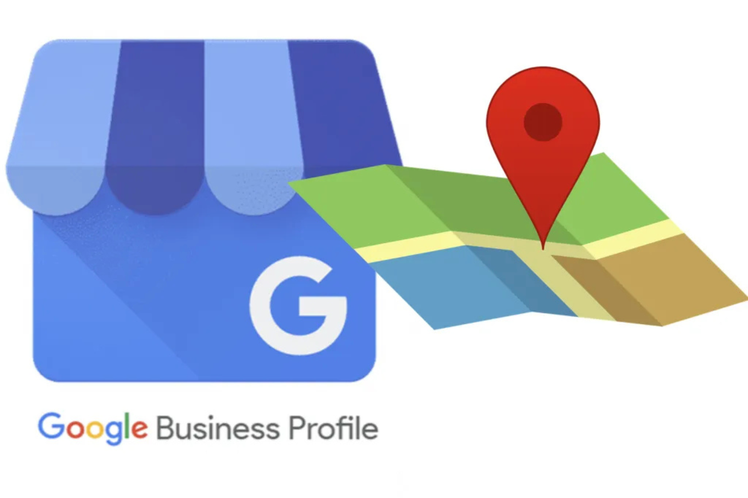 Google Business Profile logo with a map and pin image