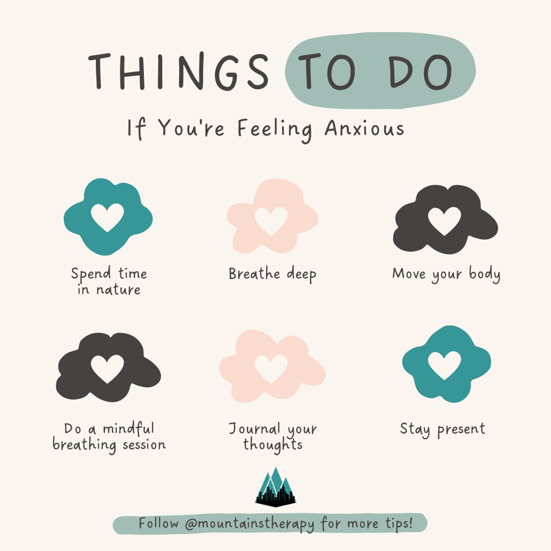 Read more about things to do if you are feeling anxious