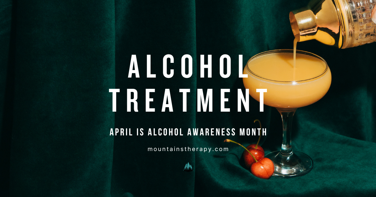 Therapist treating alcohol in therapy.