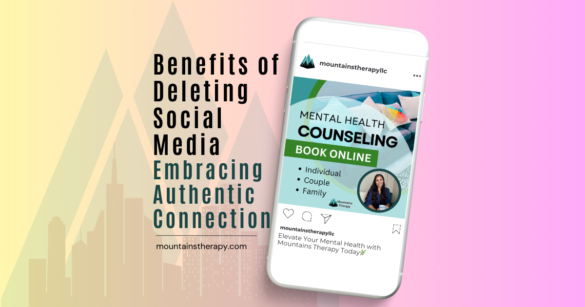 Read more about the benefits of deleting social media for connection.