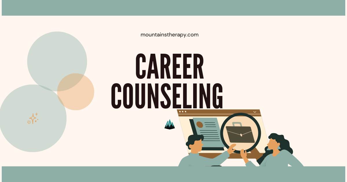 Client and career therapist in a session.