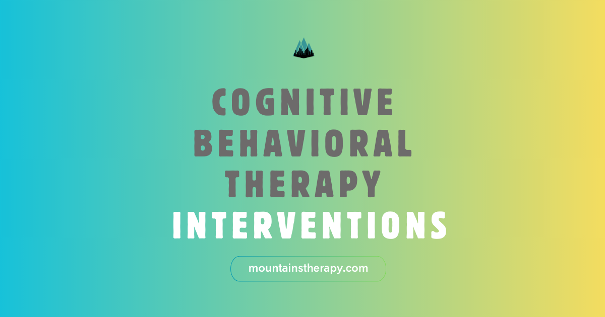 Counselor using Cognitive-Behavioral Therapy Interventions.