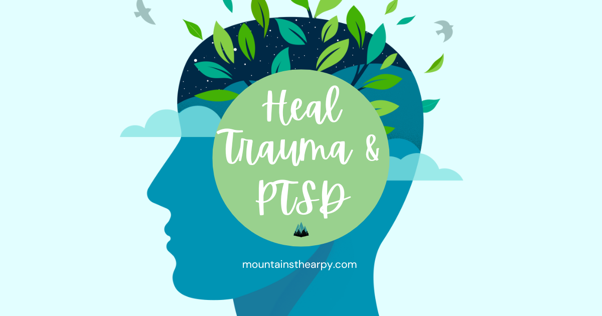 Person healing in PTSD counseling. 