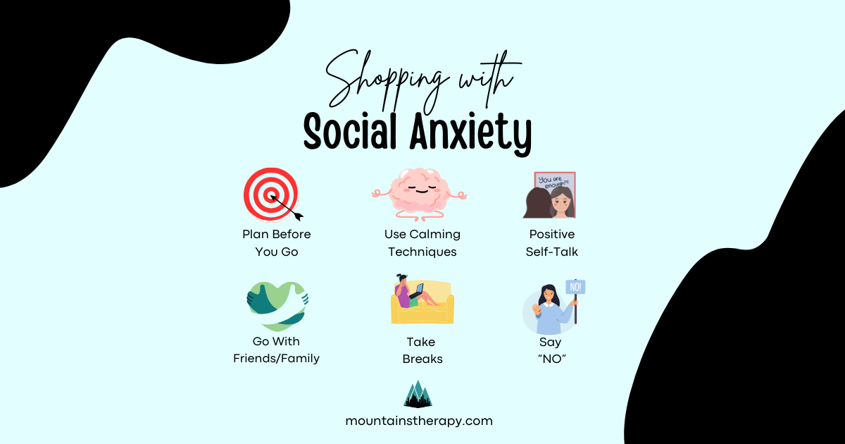 Learn tools from social anxiety therapists and counselors for black Friday shopping