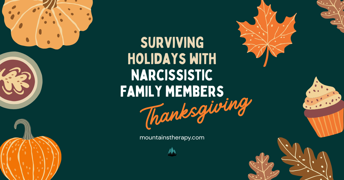 Green background, pumpkins, leaves, cupcake, text: