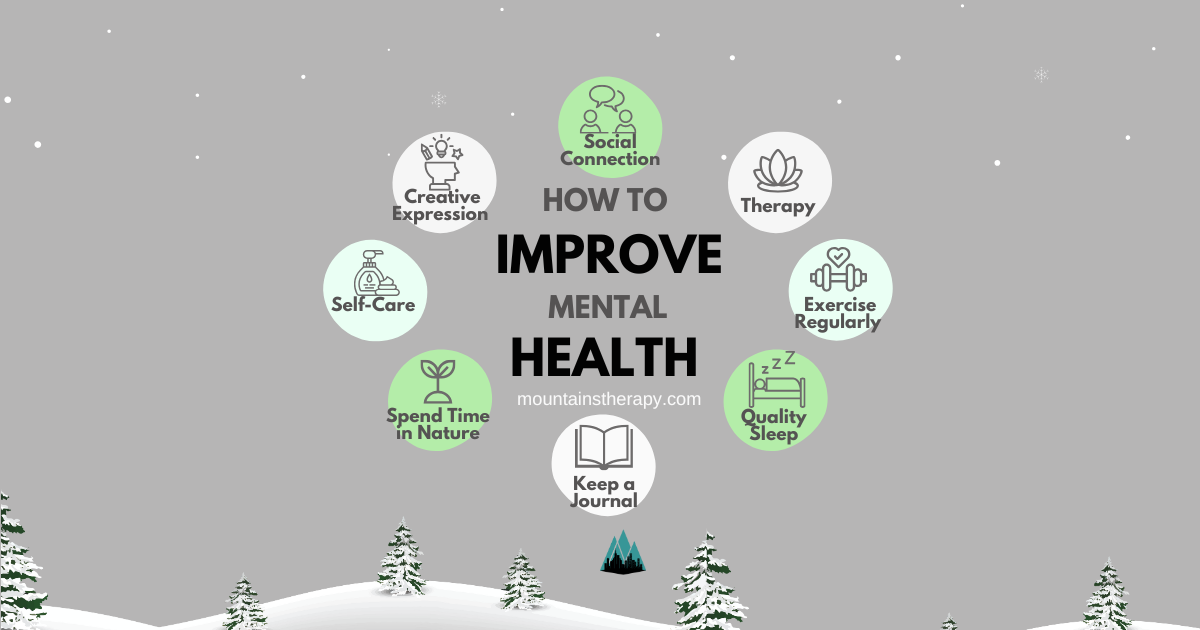 Read to learn 8 ways to improve winter and holiday mental health.