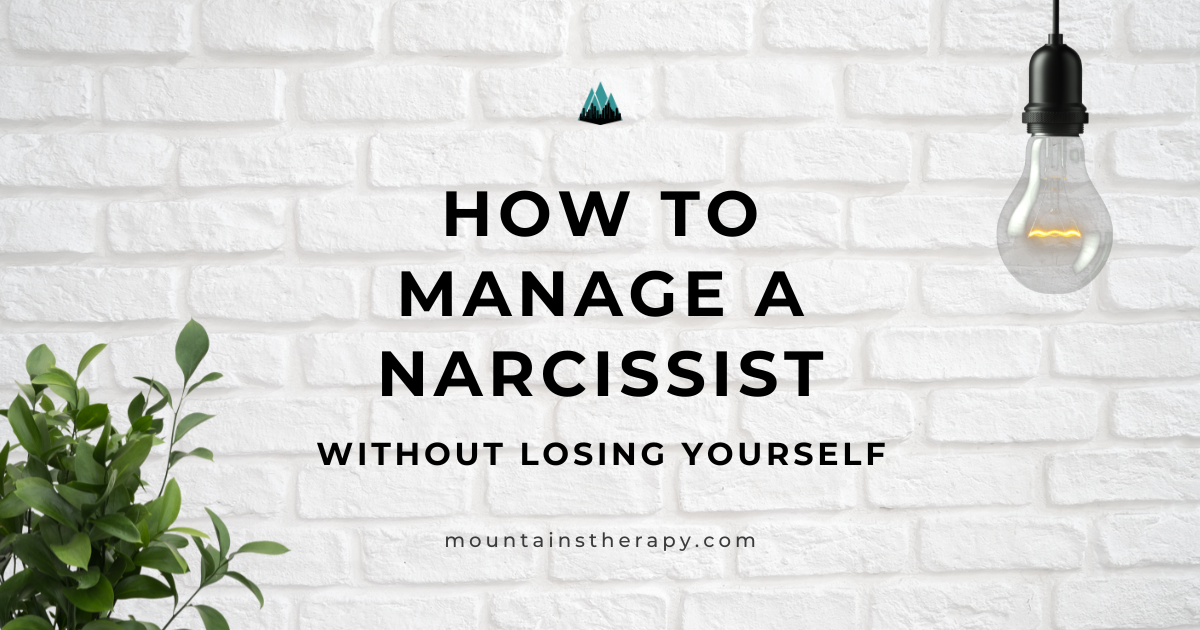 Counselor treating a Narcissist in a session.