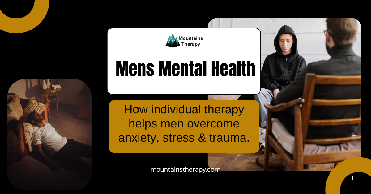 Why men got to therapy