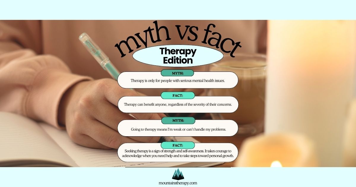 Read the Myths vs. Facts about counseling from therapists. 