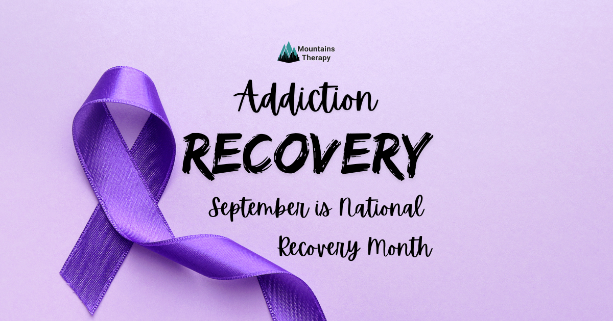 purple ribbon addiction recovery