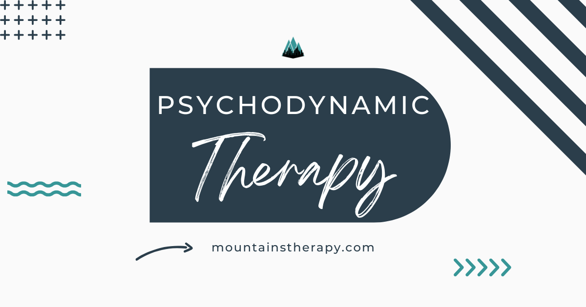 Psychodynamic therapist in a therapy session.