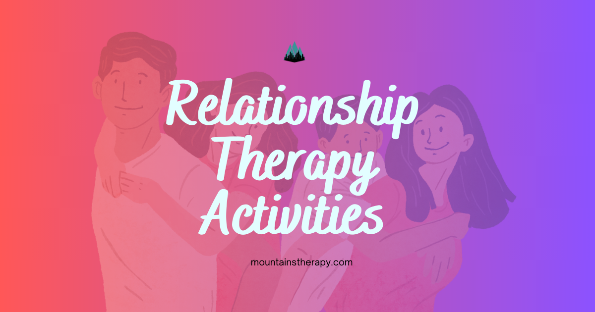 Couple practicing relationship therapy activities with a couple counselor.