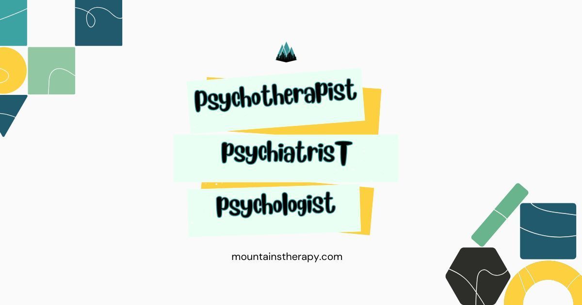 Psychotherapists, psychiatrists, and forensic psychologists work together on mental health. 