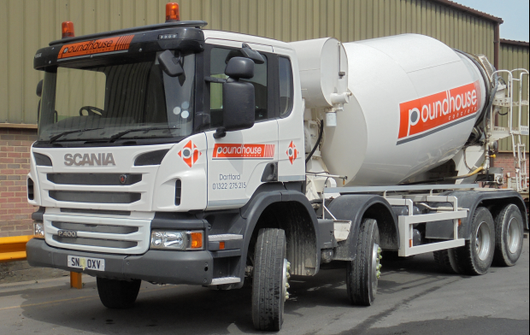 Ready mixed concrete supplies by Poundhouse in Dartford