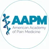 The logo for the american academy of pain medicine.