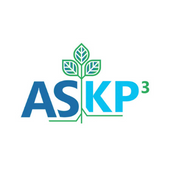 The logo for askp3 is a plant with leaves on it.