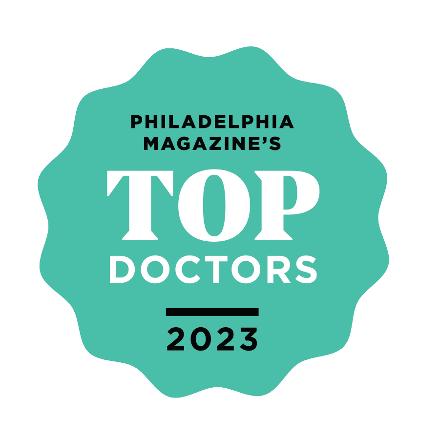 Philadelphia magazine 's top doctors logo for 2023