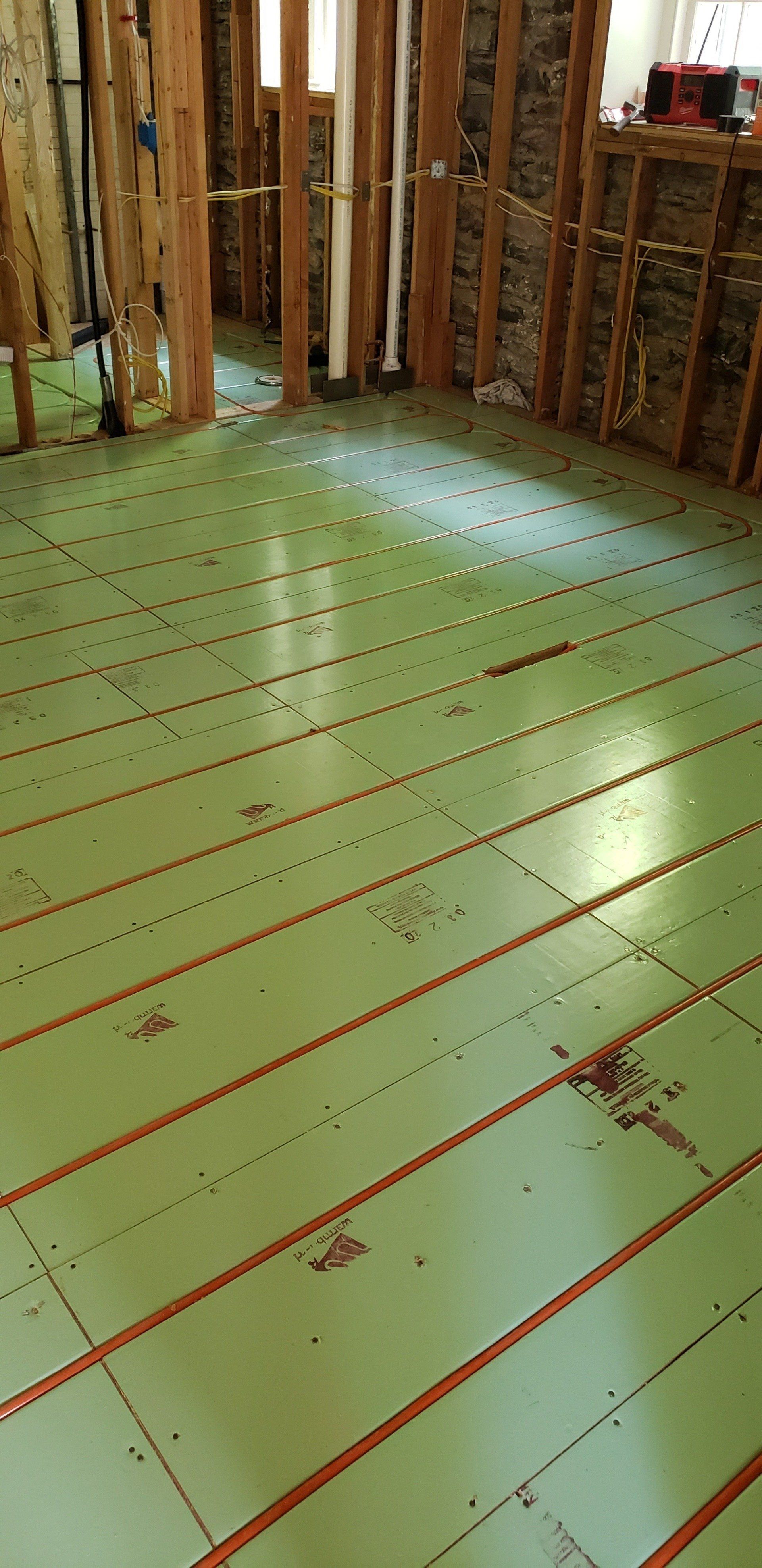 Radiant Floor Tubing - GD Mechnical Heating & Cooling