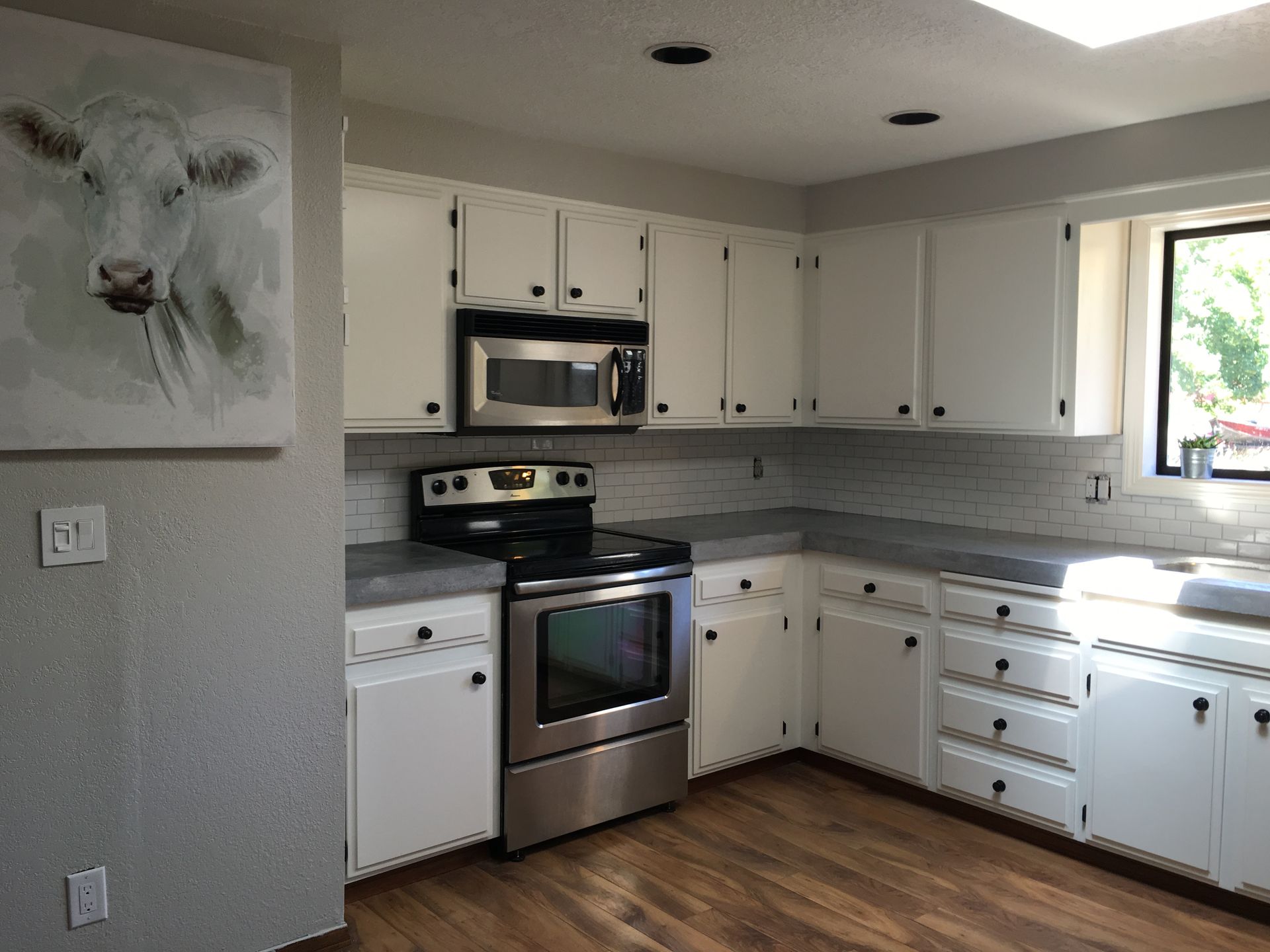 Microcement floor Oregon
