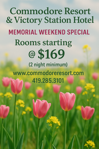 Commodore Resort and Victory Station Hotel Memorial Weekend Special 
