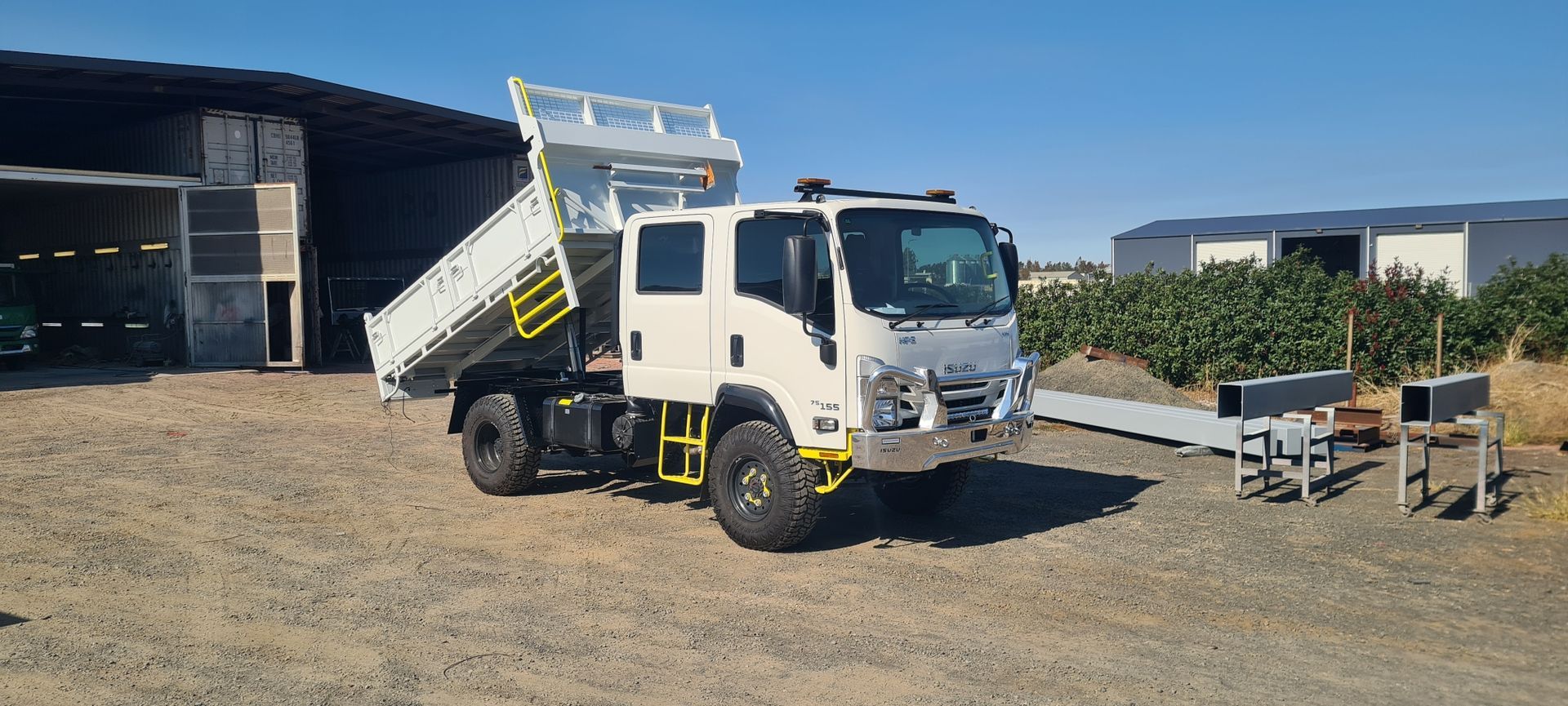Rear View of Truck Flatbed — Welders in Dubbo