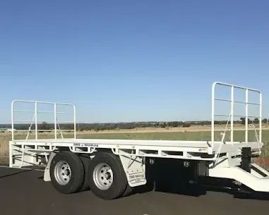Custom White Trailer — Welders in Dubbo