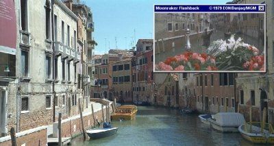 Bond raced a gondola through the canals of Venice in Moonraker (1979)