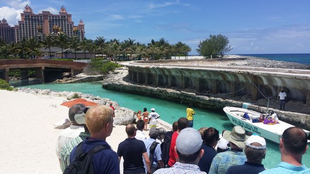 The James Bond location of Paradise Island in the Bahamas will