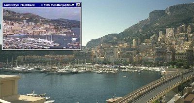 Monaco was used in GoldenEye (1995), featuring Pierce Brosnan