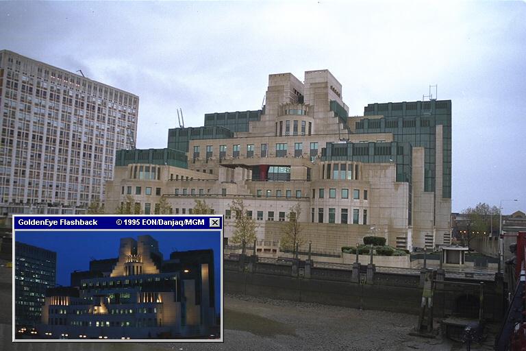 The real MI6 HQ can be seen in many of the later Bond films