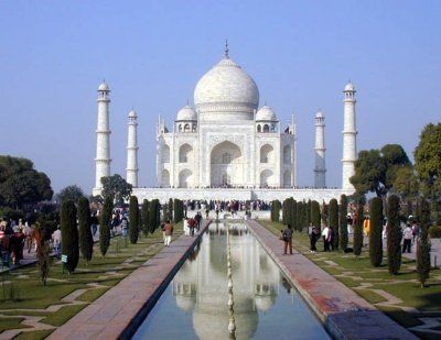 The Taj Mahal, India's most famous landmark