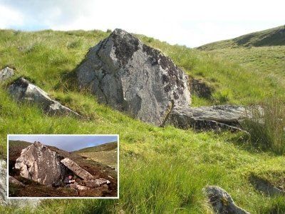 Probably the most sought after rock of Kilmichael Glen, used by 007 to hide for the helicopter in From Russia With Love (1963)