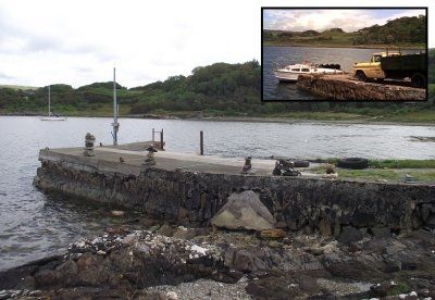 The pier at Lunga House, where Bond and Tanya embarked their boat to Venice in From Russia With Love (1963)