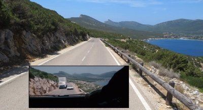 While most of the chase sequence was filmed on the East side, this part was filmed on the West side of Sardinia