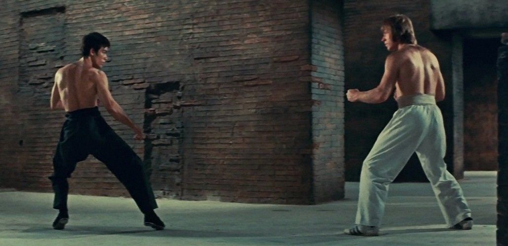 Bruce Lee's epic cinematic fight against Colt (Chuck Norris) remains one of the highlights of both men's careers